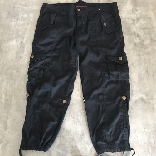 1955 Vintage Cargo Capris Pants 11 Convertible Grunge Y2K
