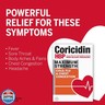 Coricidin HBP, Decongestant-Free Cold Symptom Relief for People with High Blood Pressure, Maximum Strength, Flu and Chest Congestion Liquid Gels, 24 Count