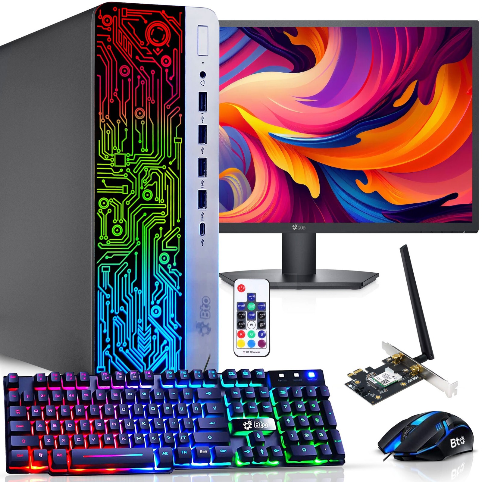 HP RGB G3 Desktop Computer i7 32GB 2TB SSD 2TB HDD New 24 HP RGB G3 Desktop Computer i7 32GB 2TB SSD 2TB HDD New 24