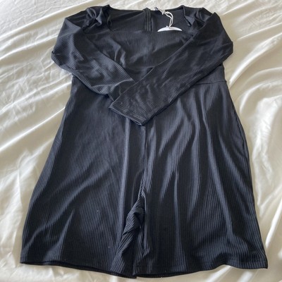 Princess Polly Sara romper black curve size 18 black