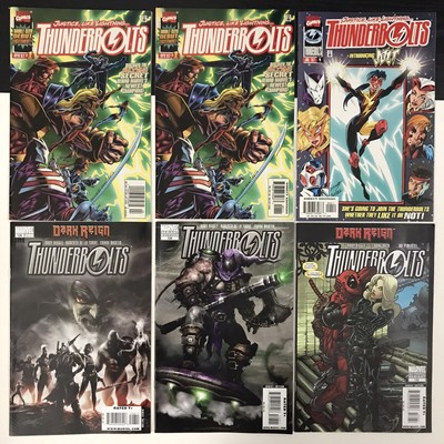 THUNDERBOLTS (1997) 1 4 128 130 VARIANT NEWSSTAND 2ND PRINT BLACK WIDOW DEADPOOL