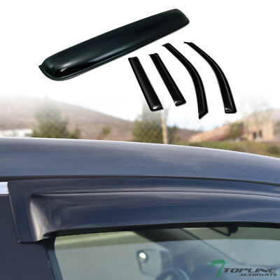 Topline For 2015-2020 Chevy Tahoe/GMC Yukon Window Visor+Sunroof Deflector Guard