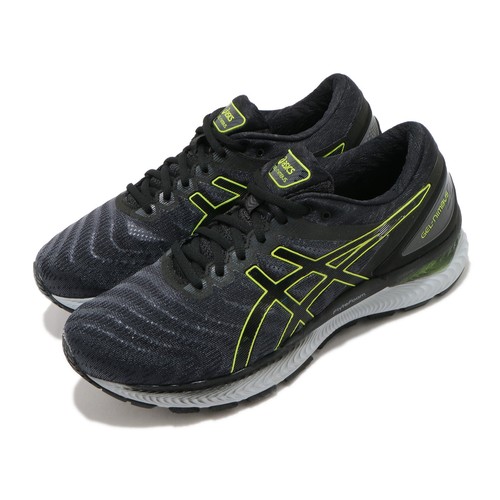 

Мужские кроссовки Asics Gel-Nimbus 22 Grey Lime Zest 1011A680-026, Черный, Gel-nimbus 22