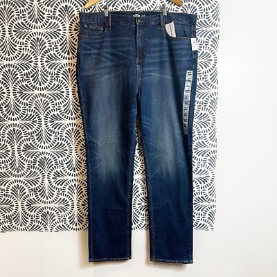 Old Navy Built In Flex Athletic Straight Leg Jeans Mens 42 X 34