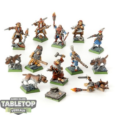 Mordheim - Witch Hunters Warband - gut bemalt