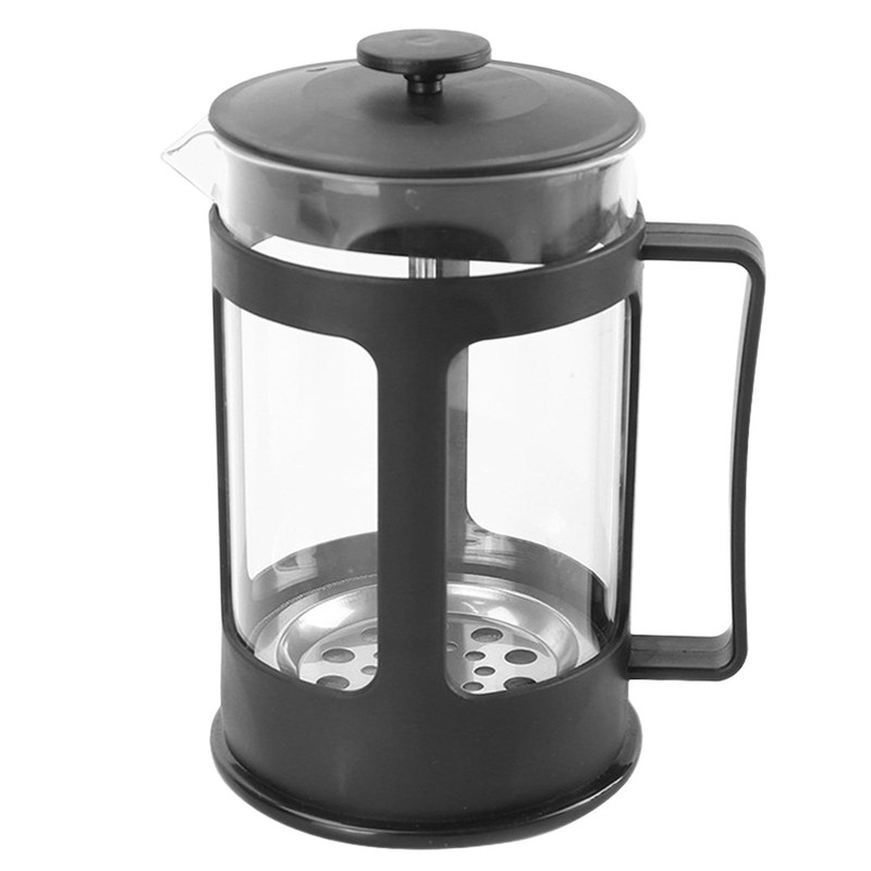 350-1000ML French Press Coffee Maker French Press Coffee Pot Teapot Black Glass