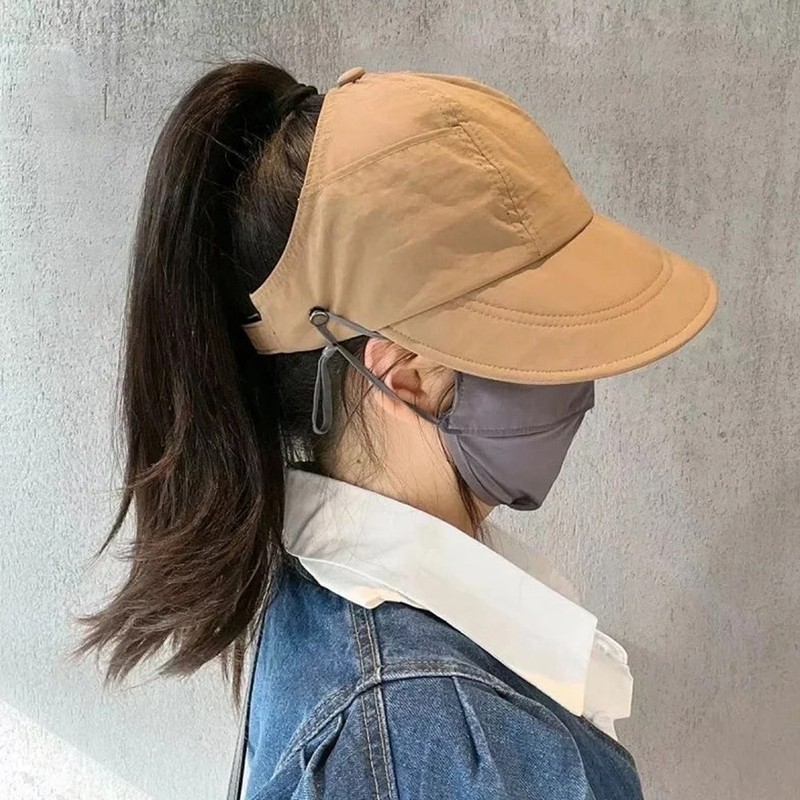 UV Protection Hat Wide Brim Hollow Top for Women Sweat Absorbent UPF 50 Outdoor