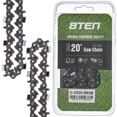 Chainsaw Chain 20 Inch .050 3/8 LP 72DL for Efco 165 181 6500 8200 7200 156 956