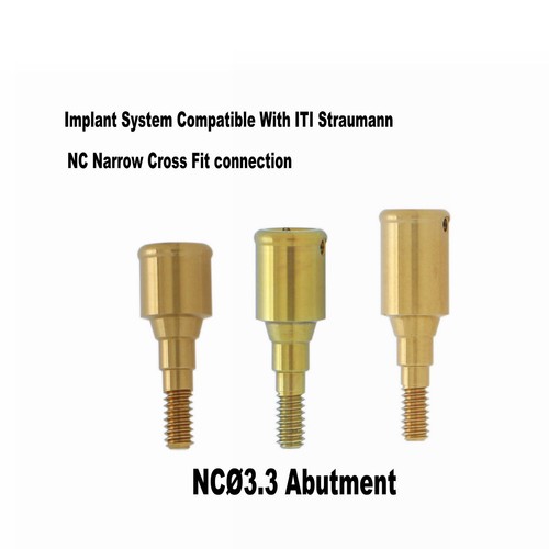 Dental Attachment Abutment Male Cap for Hiossen/Nobel/ITI/Zimmer Removable