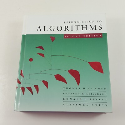 Introduction to Algorithms Second Edition Hardcover Thomas Cormen