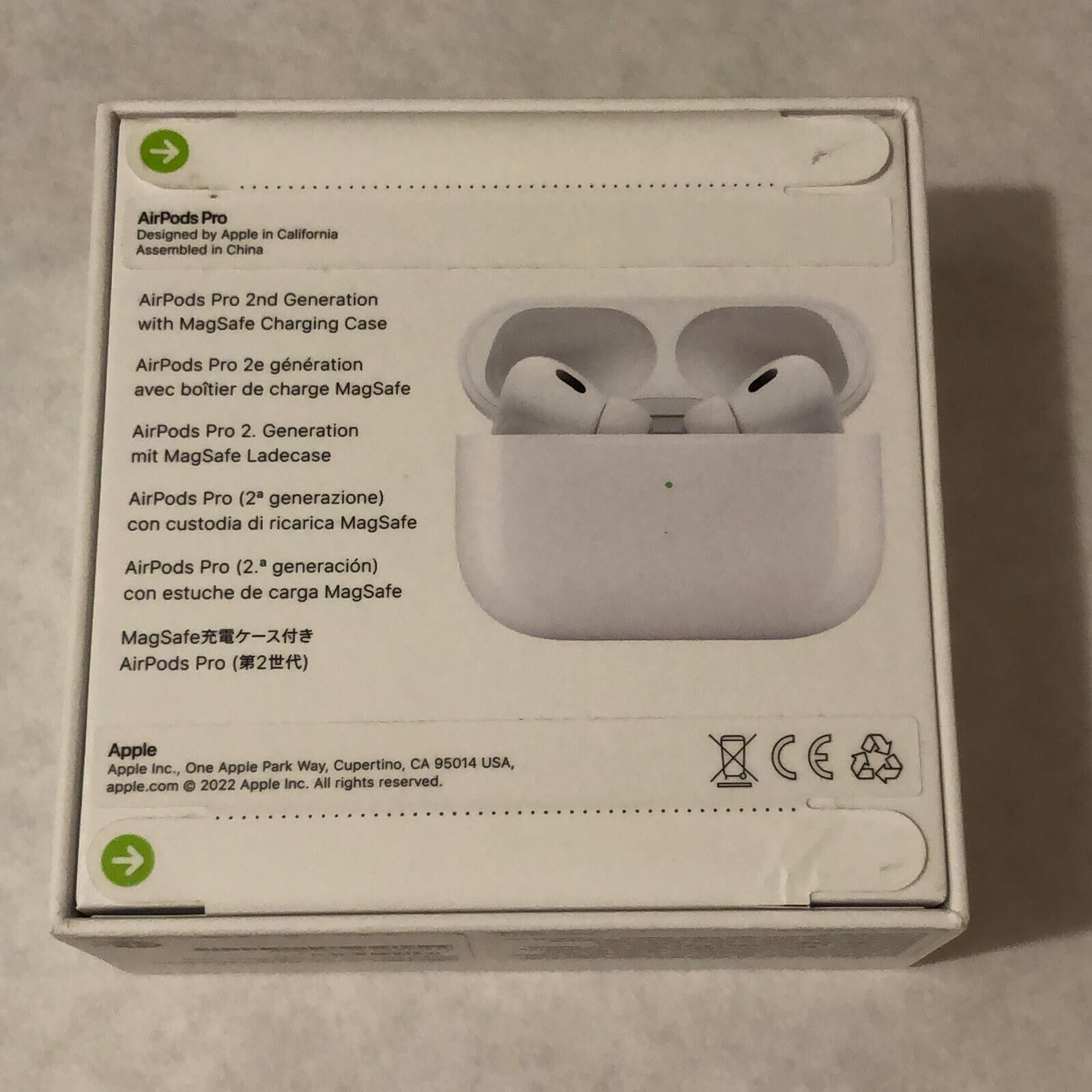 Apple AirPods Pro (2nd Generation) A2698 MQD83AM/A USB-Lightening Factory-Sealed 194253397168 | eBay Apple AirPods Pro (2nd Generation) A2698 MQD83AM/A USB-Lightening Factory-Sealed 194253397168 | eBay
