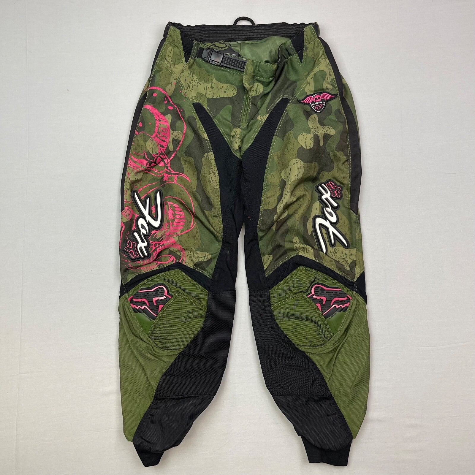 Fox Racing 180 Riding Pants Juniors 5/6 Pink Camo Motocross