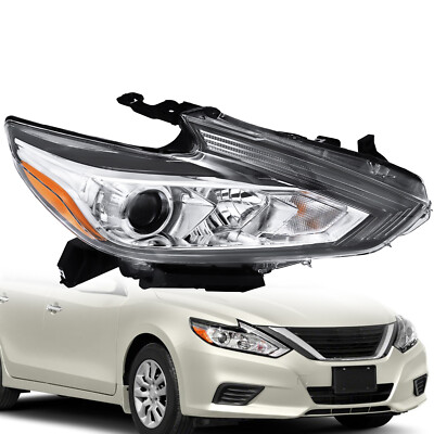 Headlight Assembly For 2016 2017 2018 Nissan Altima Halogen Passenger Right Side