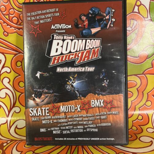 Tony Hawk's Boom Boom Huck Jam North American Tour - DVD - VERY GOOD Tony Hawk's Boom Boom Huck Jam North American Tour - DVD - VERY GOOD