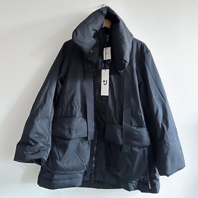 Uniqlo Jil Sander +J Hybrid Down Short Coat S L Navy Blue NWT