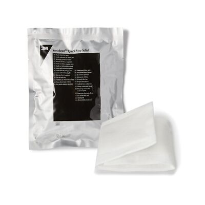 3M Scotchcast Quick Step Double Sided Felt Padded Precut Splint 4 x 30'' White 