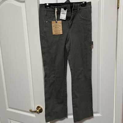 Democracy Jeans Women s Size 6   Ab  Technology Green Skyrise Ankle Mold & Hold