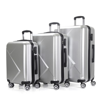 AEDILYS 3 Pcs Hardside Luggage Sets with TSA Locks and Durable Spinner Wheels