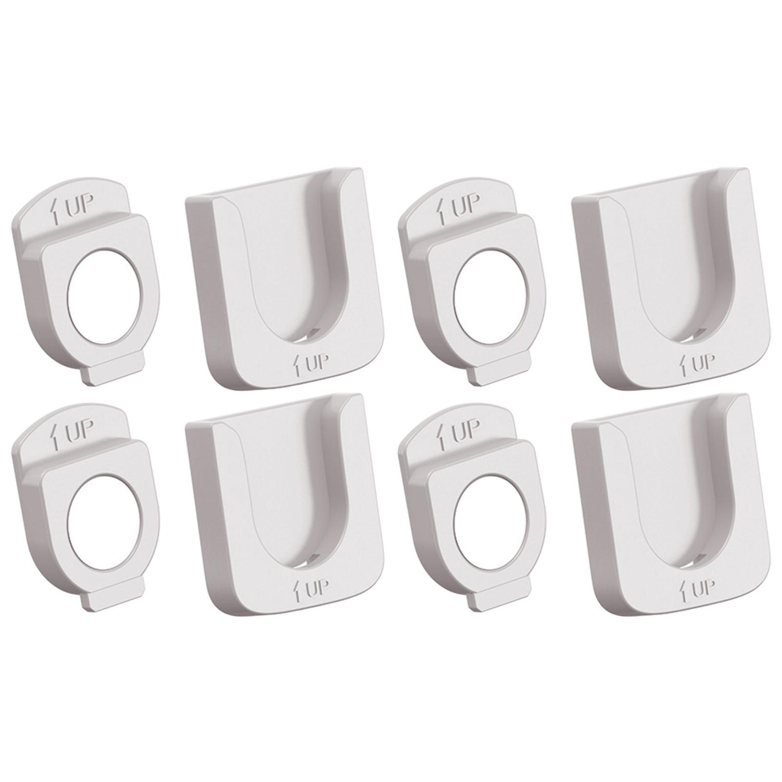 4PCS Remote Control Holder for Wall Magnetic Self-Adhesive Remote Organizer