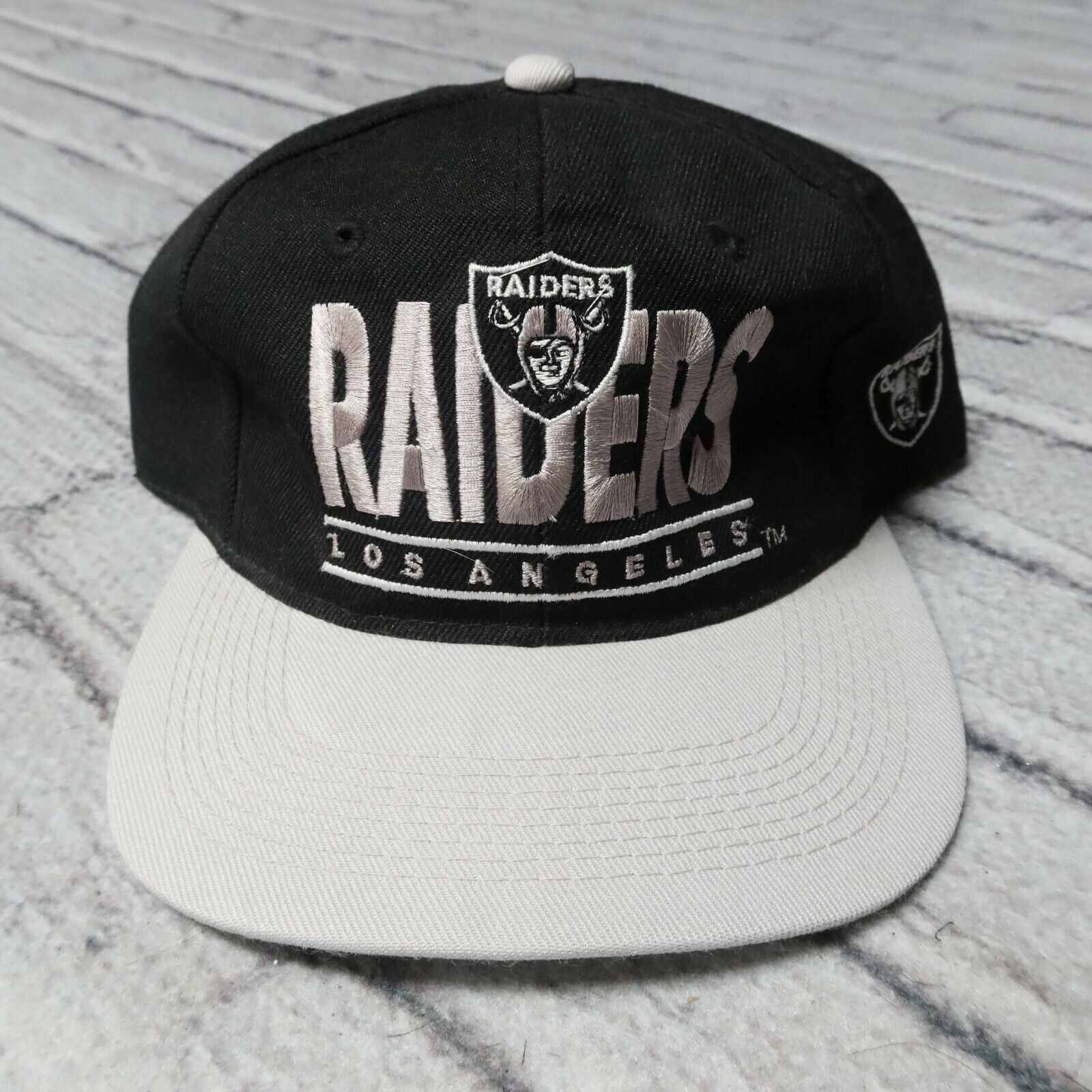 Vintage 90s Los Angeles Raiders Snapback Hat Cap Wool 0521 Vintage 90s Los Angeles Raiders Snapback Hat Cap Wool 0521