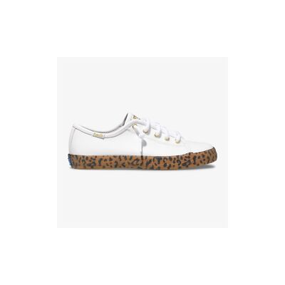 

Keds Kids Kickstart Leopard Foxing Кроссовки Модные кожаные кроссовки
