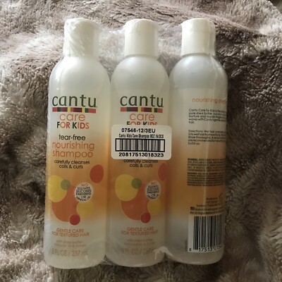 3 pk - Cantu Care for Kids Tear-Free Nourishing Shampoo, 8 oz each
