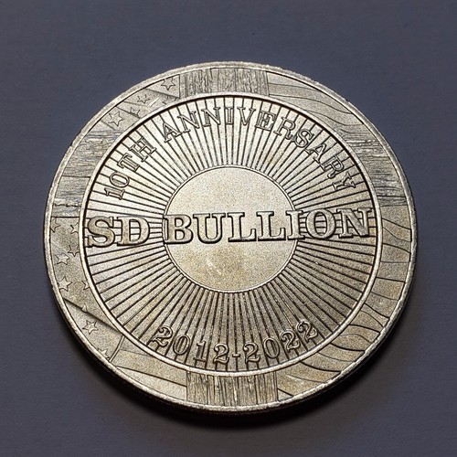 SD Bullion 1トロイオンス 銀貨 Buy 1 oz SD Bullion Cross and Flag Square Silver Bar | SD