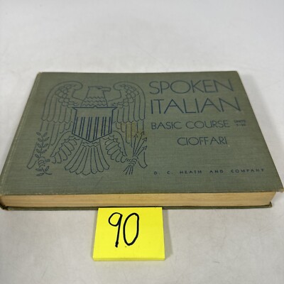 RARE!!! - Spoken Italian Basic Course Units 1-30 By Cioffari -
