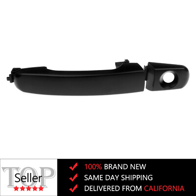 Front Left Driver Side Door Handle Outside Black For 05-10 Pontiac G6 Replace