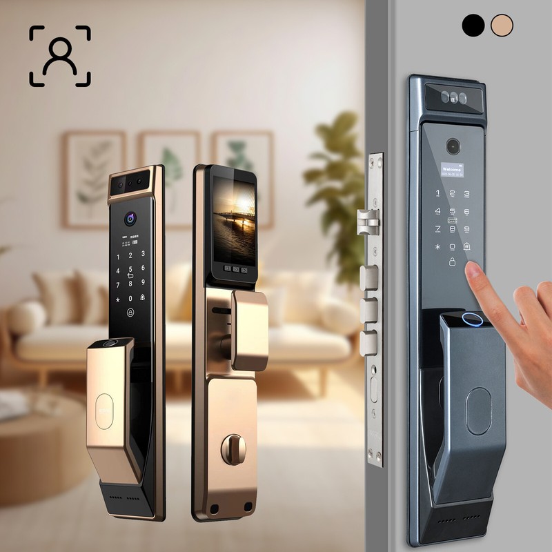 3D Face Recognition Door Lock Smart WiFi Door Lock W/