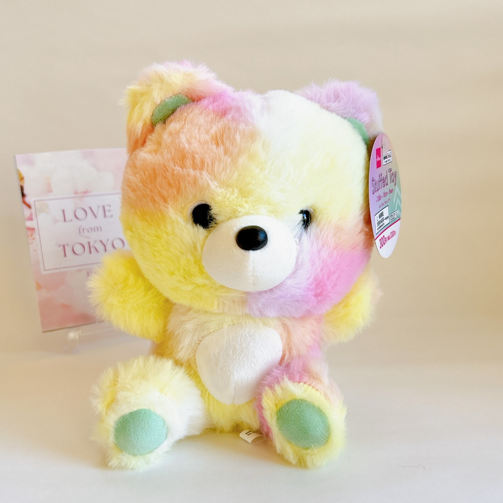 Daiso Sherbet Pastel Teddy Bear Plush 7