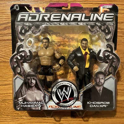 2005 WWE Adrenaline￼ Series 14 Muhammad Hassan & Khosrow Daivari Jakks 