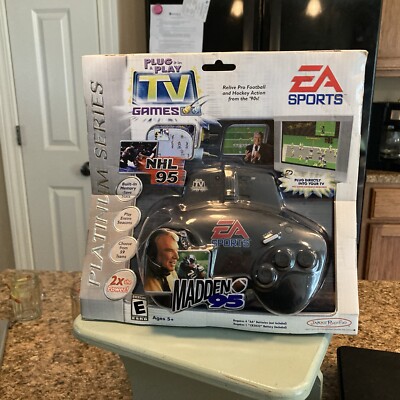 EA Sports Platinum Series Madden 95 NFL NHL 95 Plug & Play Into Your TV (New)