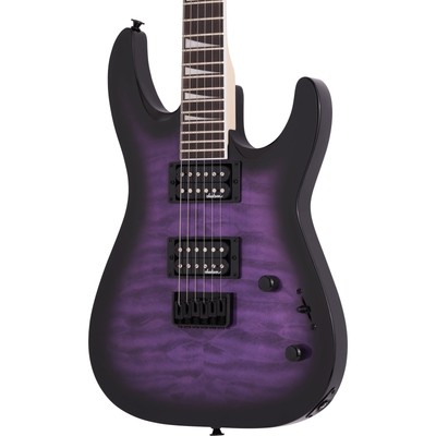 Jackson JS Series Dinky  JS32Q DKA HT Electric Guitar, Transparent Purple Burst