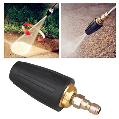 1/4" High Pressure Washer Fast Rotating Turbo Nozzle Spray Tip 4.0 GPM 3000PSI