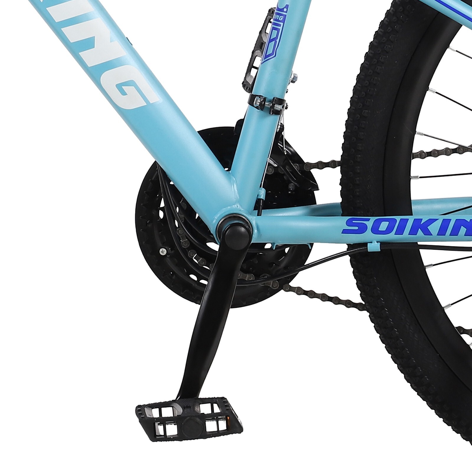 21 Speed Bicycle 26 Inch Mountain Bike With Dual Disc Brakes Suspension Non-slip