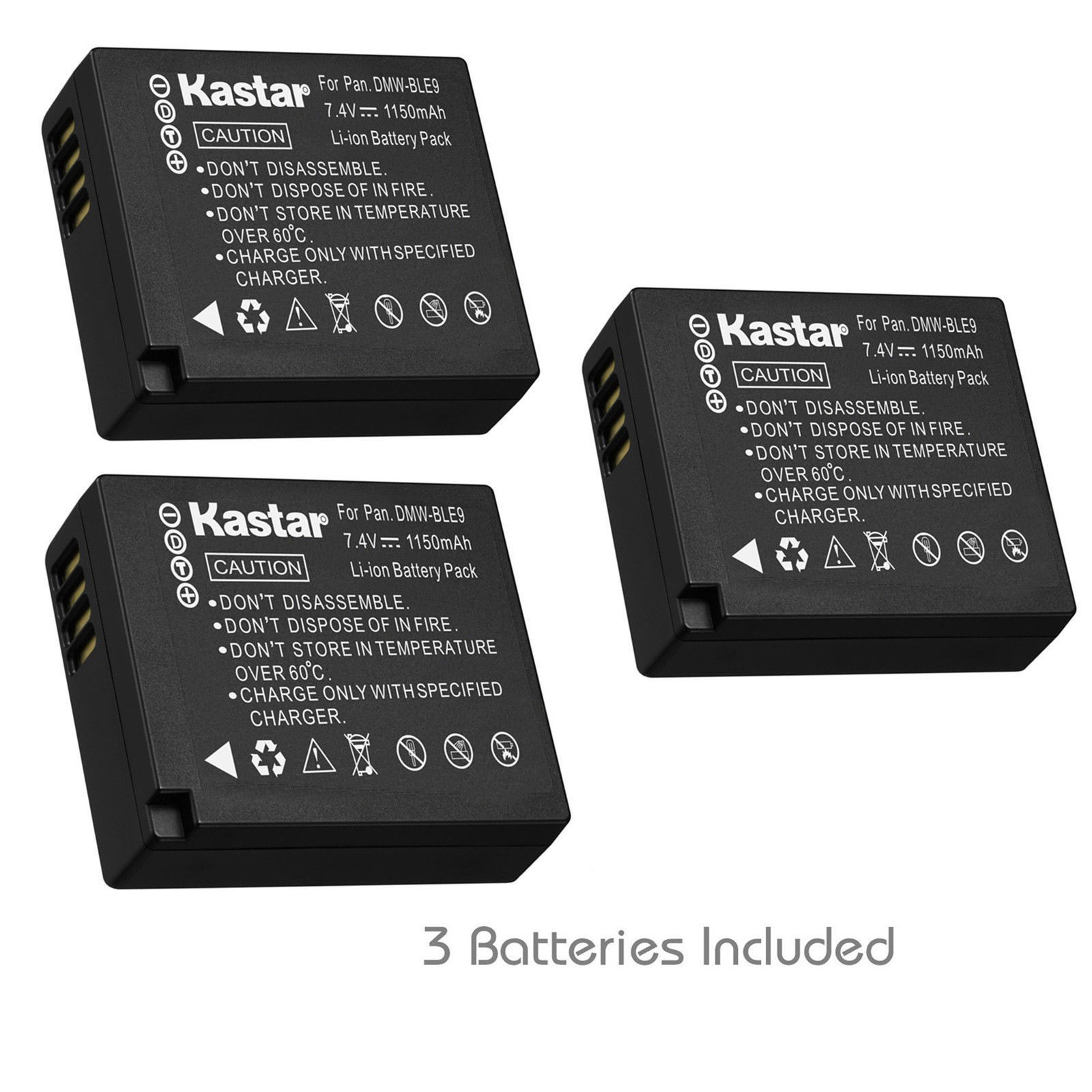 DMW-BLE9 Battery for Panasonic Lumix DMC-GF3 DMC-GF5 DMC-GF6