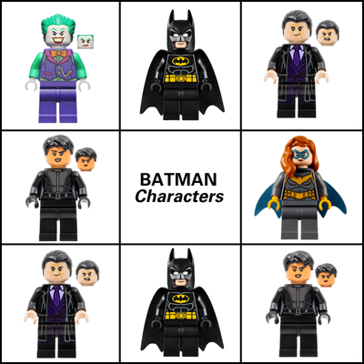 Batman lego sale characters