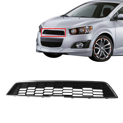 For 2012-2016 Chevrolet Sonic Front Upper Black W/ Chrome Grille GM1200638