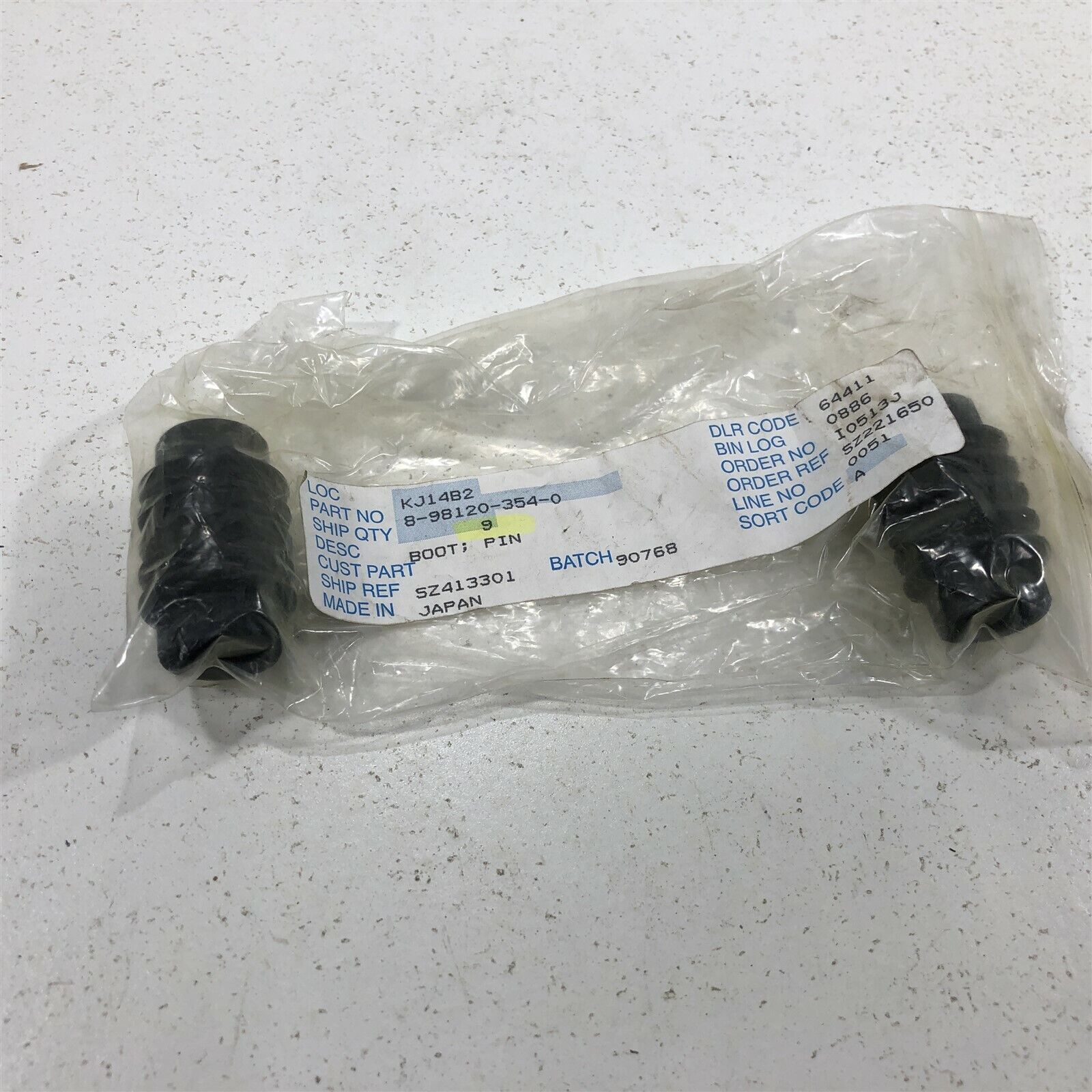 1) Genuine Isuzu 8-98120-354-0 Pin Boot | eBay 1) Genuine Isuzu 8-98120-354-0 Pin Boot | eBay