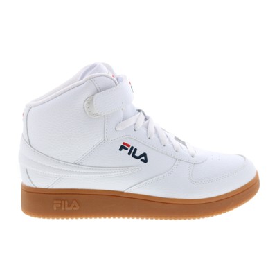 

Fila A-High Gum 1BM01765-156 Мужские белые синтетические кроссовки для образа жизни, Белый, Fila A-High Gum