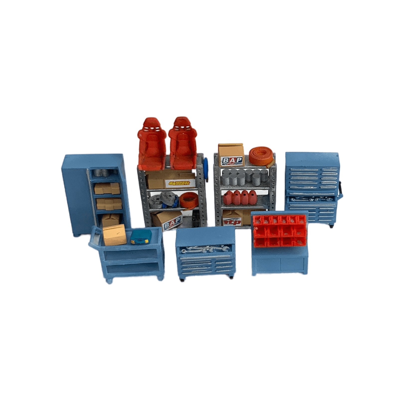 1-64 garage diorama Furniture Set #9 | eBay
