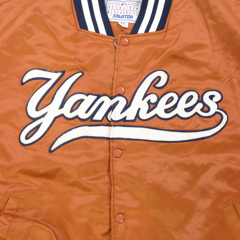 Rare Vintage STARTER New York Yankees MLB Baseball Satin Jacket