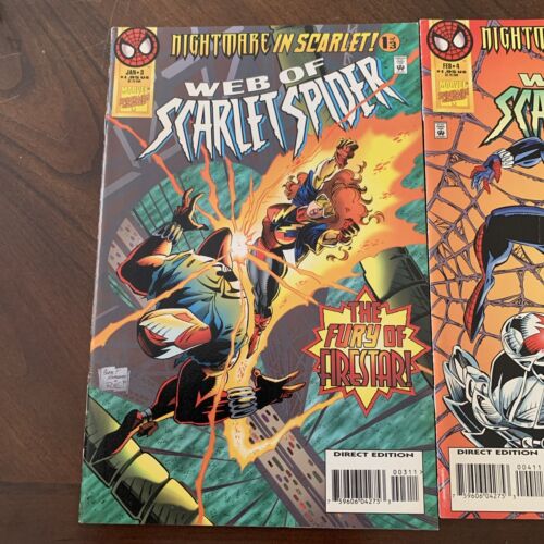 ::Web Of Scarlet Spider #3  Marvel Comics 1996 Nightmare In Scarlet 1,3 Of 3