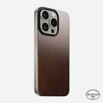 Nomad Magnetic Leather Back - iPhone 16 Pro Max