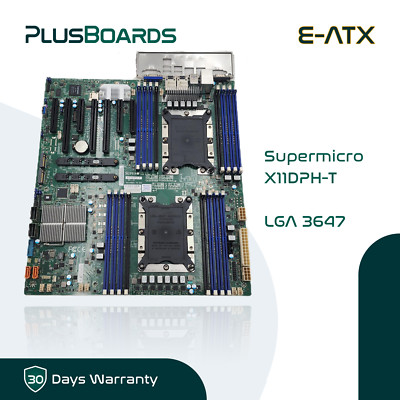Supermicro X11DPH-T LGA 3647 E-ATX DDR4 Dual LAN Server Motherboard Tested