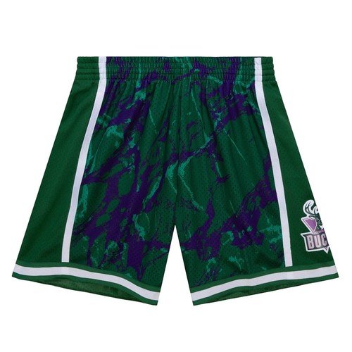 

MITCHELL - NESS TEAM MARBLE SWINGMAN ШОРТЫ MILWAUKEE BUCKS 2000, Зеленый