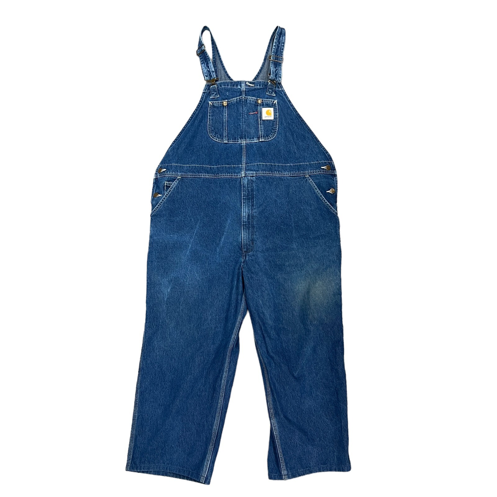 Carhartt Overalls Mens 44 x 25 Blue Painter Carpenter Construction