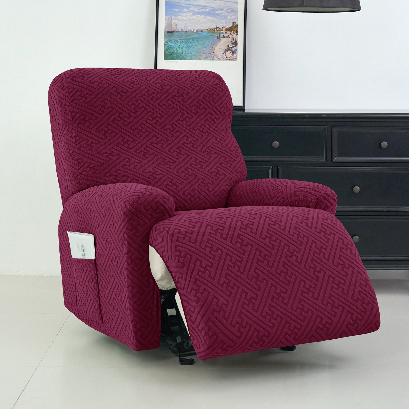 100% Waterproof Stretch Recliner Chair Slipcover Cover Protector Lazy Boy Sofa