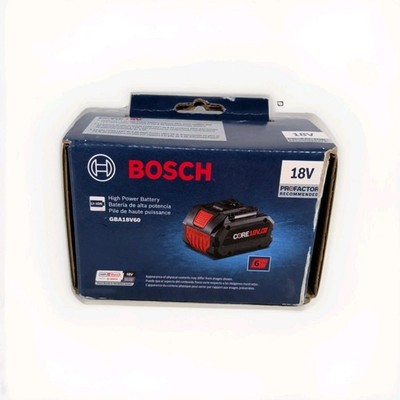 Bosch GBA18V60 18V Core18V 6.0Ah Lithium Ion Power Tool Battery 6Ah CORE18V